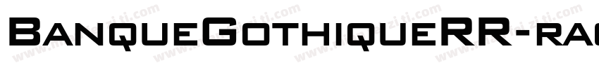 BanqueGothiqueRR-racondensed XCn 2字字体转换